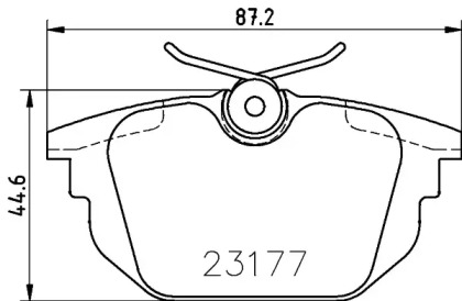 Комплект тормозных колодок PAGID T5114