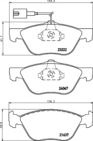 Комплект тормозных колодок PAGID T1439