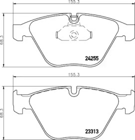 Комплект тормозных колодок PAGID T1770