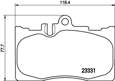 Комплект тормозных колодок PAGID T1294