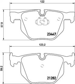 Комплект тормозных колодок PAGID T1237