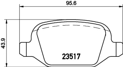 Комплект тормозных колодок PAGID T1240