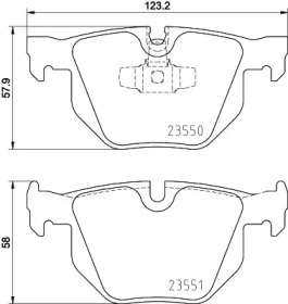 Комплект тормозных колодок PAGID T1494