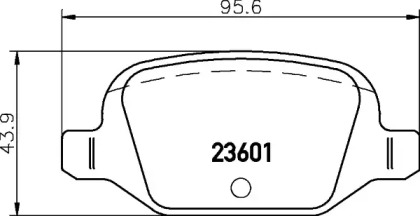 Комплект тормозных колодок PAGID T1260