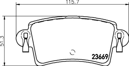 Комплект тормозных колодок PAGID T1246