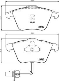 Комплект тормозных колодок PAGID T1218