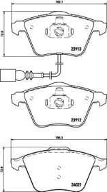 Комплект тормозных колодок PAGID T2084