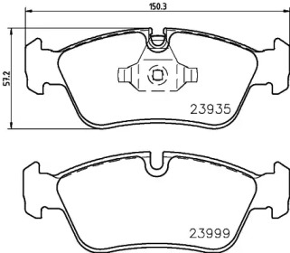 Комплект тормозных колодок PAGID T1446