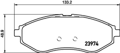 Комплект тормозных колодок PAGID T1443