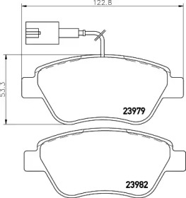 Комплект тормозных колодок PAGID T1648