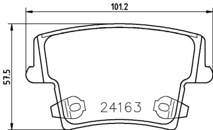 Комплект тормозных колодок PAGID T1502