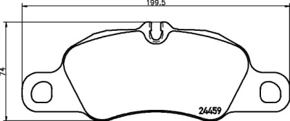 Комплект тормозных колодок PAGID T1753