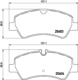 Комплект тормозных колодок PAGID T2270