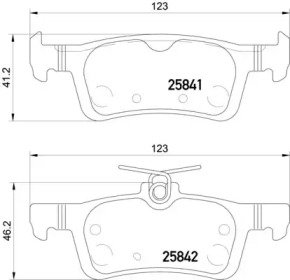 Комплект тормозных колодок PAGID T2314