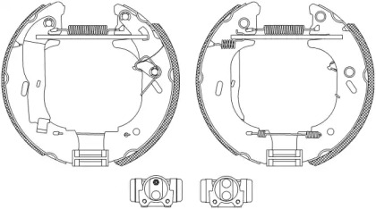 Комлект тормозных накладок PAGID R1035