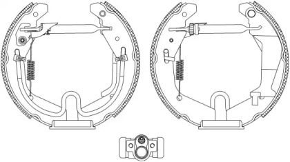 Комлект тормозных накладок PAGID R1343