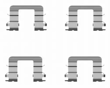 Комплектующие, колодки дискового тормоза PAGID K0302