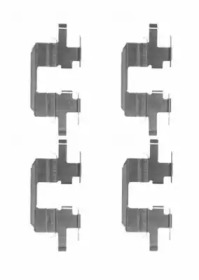 Комплектующие, колодки дискового тормоза PAGID K0304