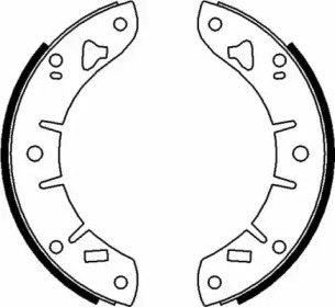 Комлект тормозных накладок PAGID H1700