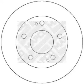 Тормозной диск MAPCO 15252