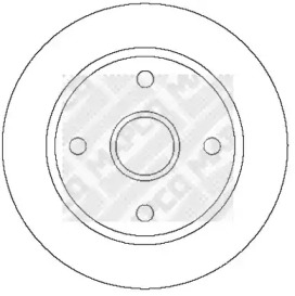 Тормозной диск MAPCO 15977