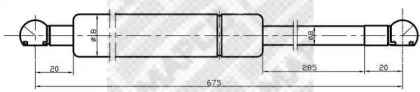 Газовая пружина MAPCO 20048