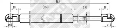 Газовая пружина MAPCO 20786