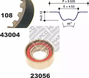 Ременный комплект MAPCO 23004