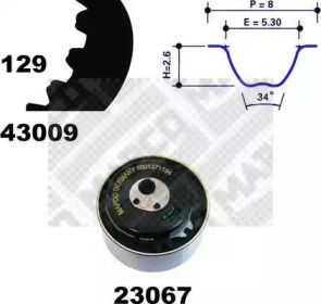 Ременный комплект MAPCO 23009