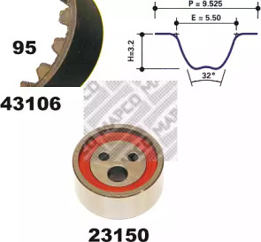 Ременный комплект MAPCO 23106