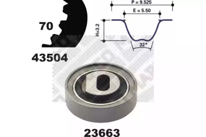 Ременный комплект MAPCO 23504