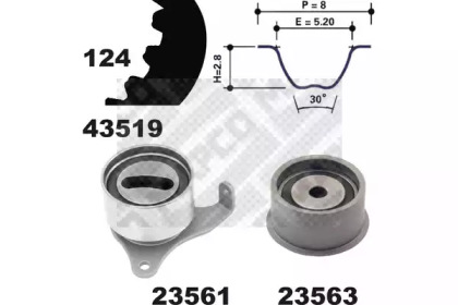 Ременный комплект MAPCO 23519