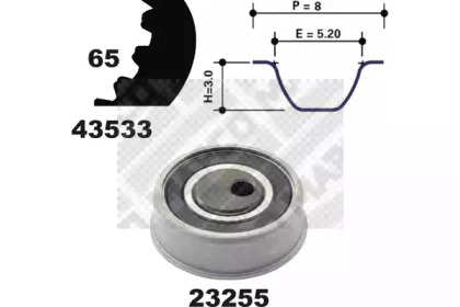 Ременный комплект MAPCO 23533