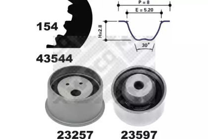 Ременный комплект MAPCO 23544