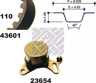 Ременный комплект MAPCO 23601