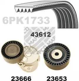 Ременный комплект MAPCO 23616