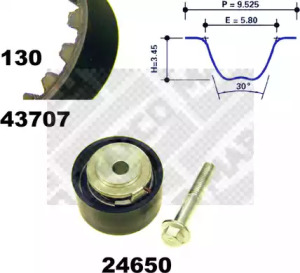 Ременный комплект MAPCO 23631