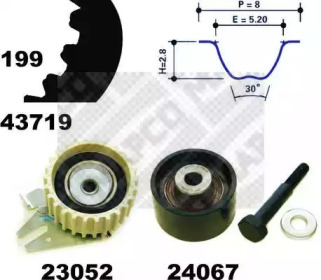 Ременный комплект MAPCO 23719