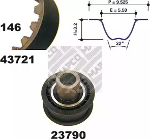 Ременный комплект MAPCO 23721