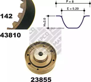 Ременный комплект MAPCO 23810