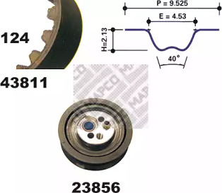 Ременный комплект MAPCO 23811