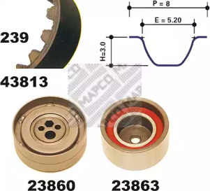 Ременный комплект MAPCO 23813