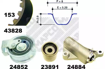 Ременный комплект MAPCO 23840