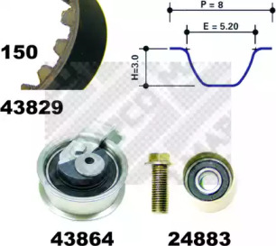 Ременный комплект MAPCO 23901