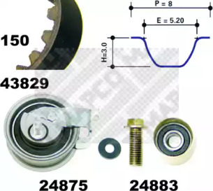 Ременный комплект MAPCO 23912