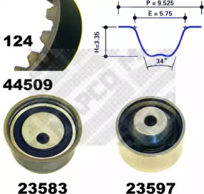 Ременный комплект MAPCO 73509