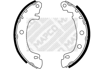 Комлект тормозных накладок MAPCO 8129