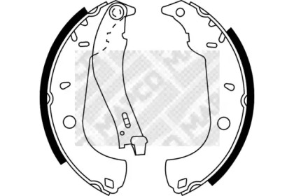 Комлект тормозных накладок MAPCO 8139