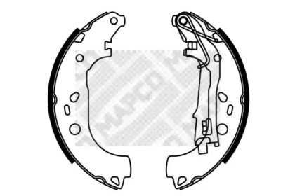 Комлект тормозных накладок MAPCO 8140
