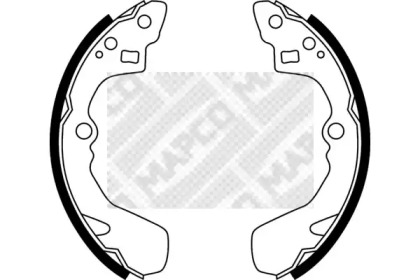 Комлект тормозных накладок MAPCO 8516